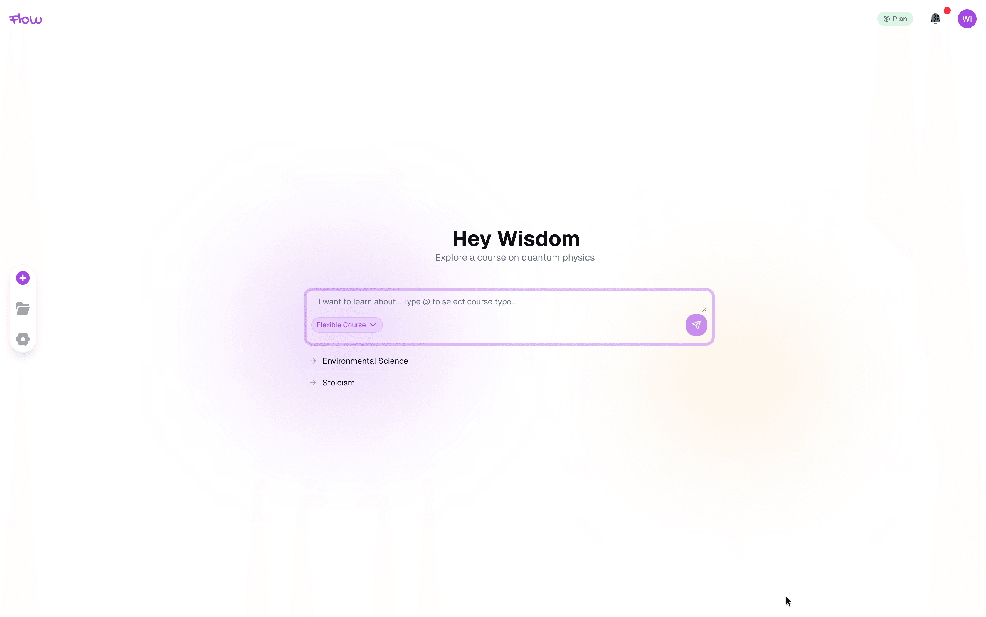 Flow platform — AI-powered course generation